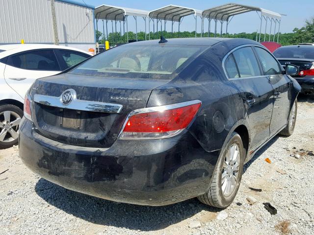 1G4GA5ED4BF106354 - 2011 BUICK LACROSSE C BLACK photo 4