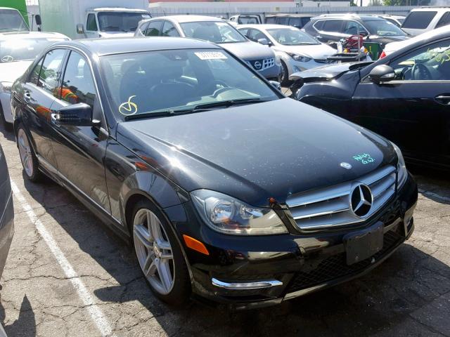 WDDGF4HBXDR254252 - 2013 MERCEDES-BENZ C 250 BLACK photo 1