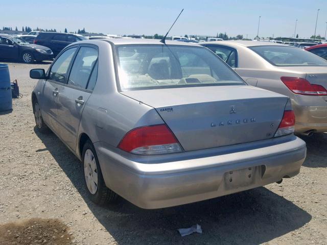 JA3AJ26E83U105333 - 2003 MITSUBISHI LANCER ES BEIGE photo 3