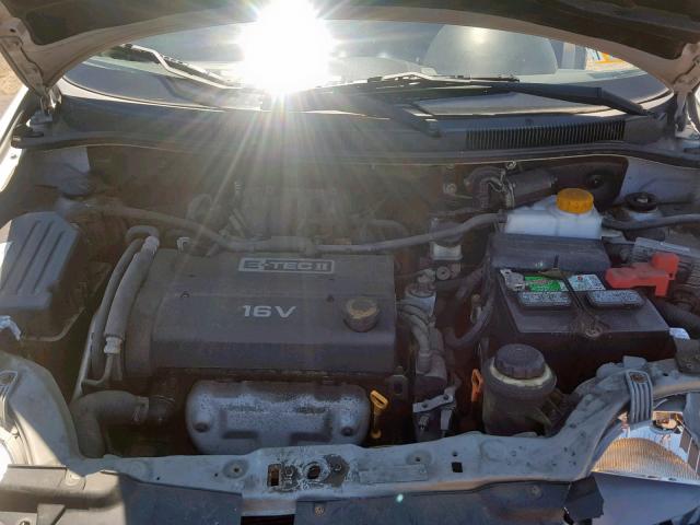KL1TD66618B267283 - 2008 CHEVROLET AVEO BASE Gümüş foto 7
