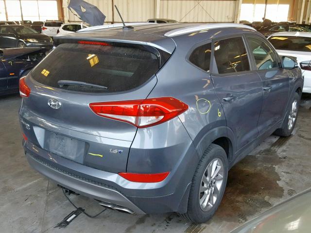 KM8J33A22GU159274 - 2016 HYUNDAI TUCSON LIM GRAY photo 4