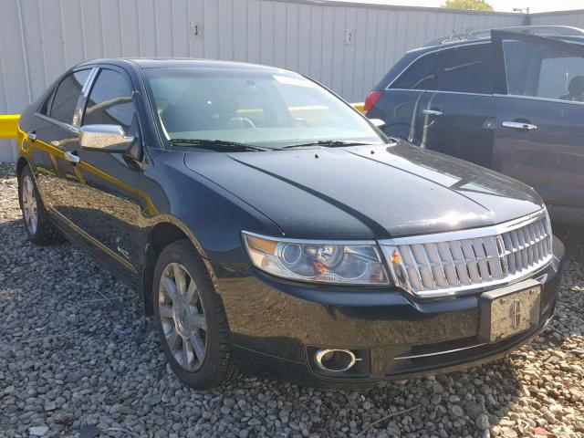 3LNHM28T07R622461 - 2007 LINCOLN MKZ BLACK photo 1