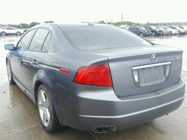 19UUA66266A049654 - 2006 ACURA 3.2TL GRAY photo 3