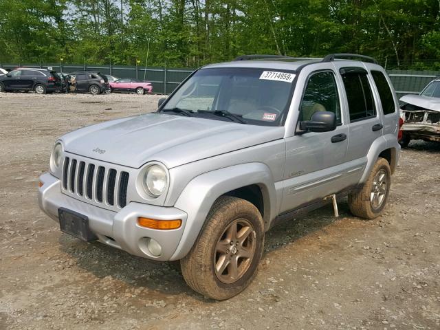 1J4GL58KX4W138067 - 2004 JEEP LIBERTY LI SILVER photo 2