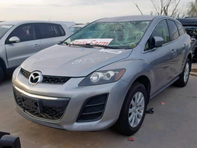 JM3ER2W56A0309040 - 2010 MAZDA CX-7 SILVER photo 2