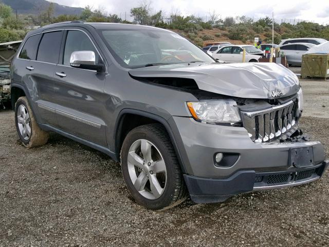 1C4RJFCT8CC200284 - 2012 JEEP GRAND CHER GRAY photo 1