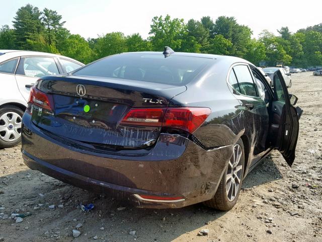 19UUB3F50GA000957 - 2016 ACURA TLX TECH BROWN photo 4