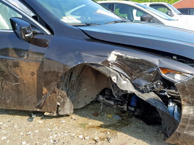 19UUB3F50GA000957 - 2016 ACURA TLX TECH BROWN photo 9
