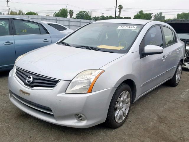 3N1AB6AP4BL633901 - 2011 NISSAN SENTRA 2.0 SILVER photo 2