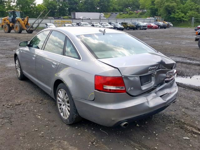 WAUDH74F96N155432 - 2006 AUDI A6 3.2 QUA GRAY photo 3