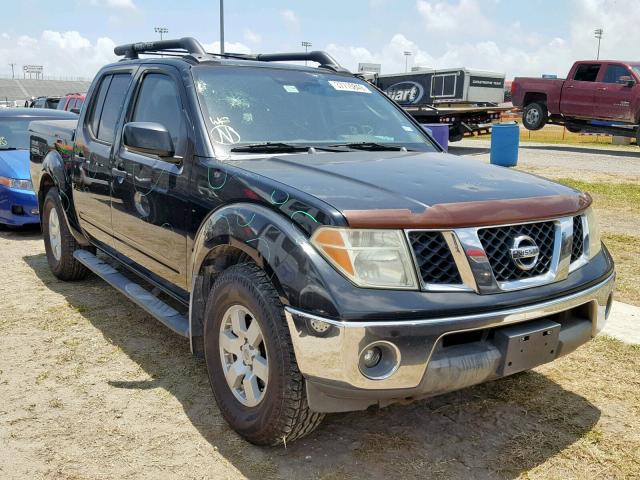 1N6AD07U45C411017 - 2005 NISSAN FRONTIER C BLACK photo 1