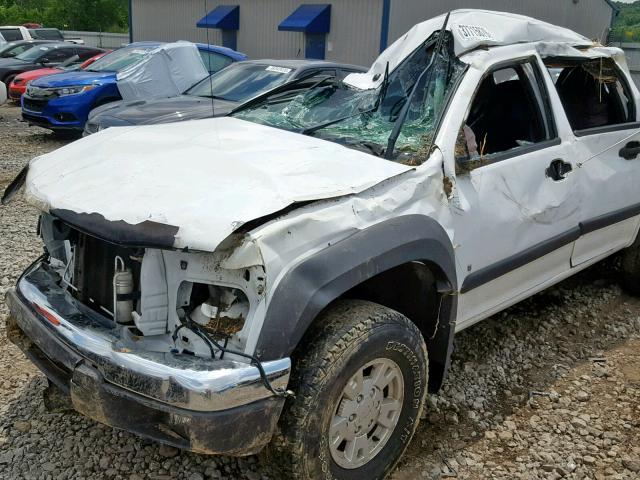 1GCDS136068220962 - 2006 CHEVROLET COLORADO WHITE photo 9