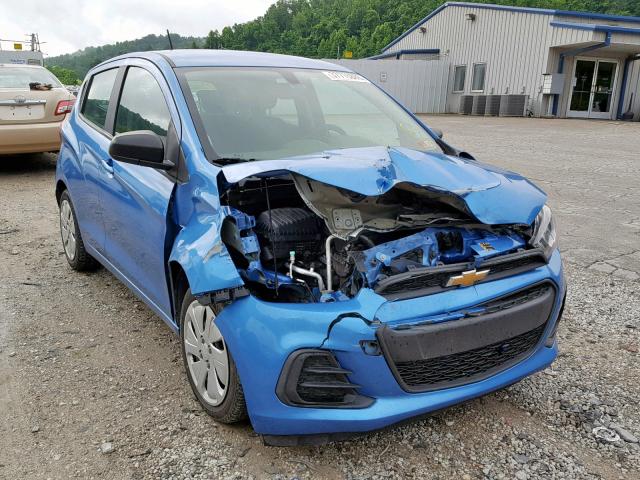 KL8CA6SA4HC766044 - 2017 CHEVROLET SPARK LS BLUE photo 1