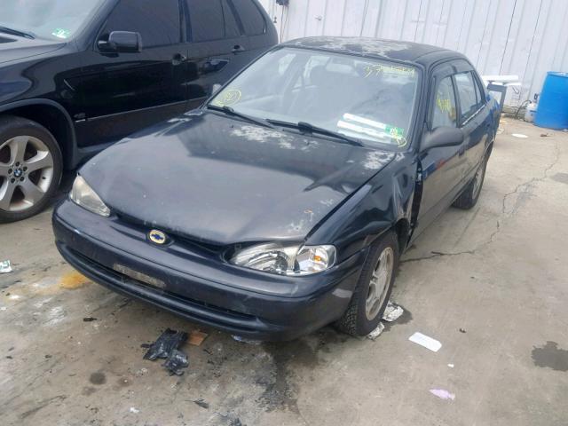 1Y1SK5488YZ410175 - 2000 CHEVROLET GEO PRIZM BLUE photo 2