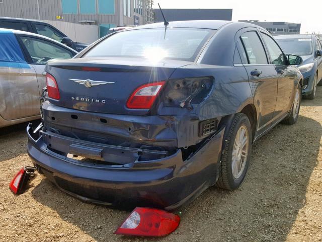 1C3LC56RX8N203603 - 2008 CHRYSLER SEBRING TO BLUE photo 4