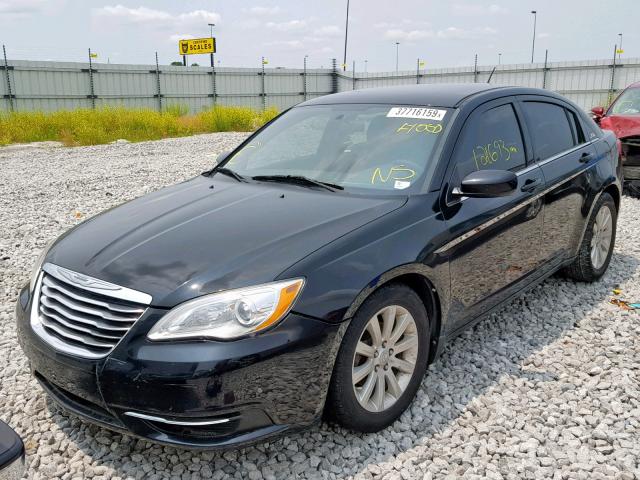 1C3CCBBG1DN527200 - 2013 CHRYSLER 200 TOURIN BLACK photo 2