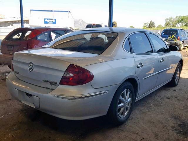 2G4WD532851190369 - 2005 BUICK LACROSSE C SILVER photo 4