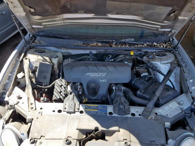 2G4WD532851190369 - 2005 BUICK LACROSSE C SILVER photo 7