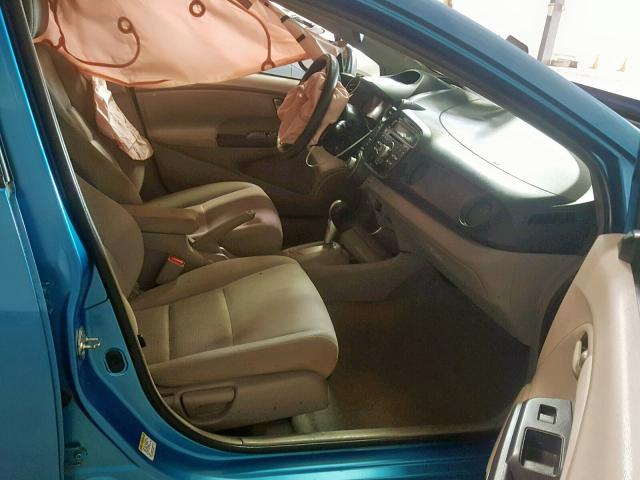 JHMZE2H76AS022966 - 2010 HONDA INSIGHT EX BLUE photo 5