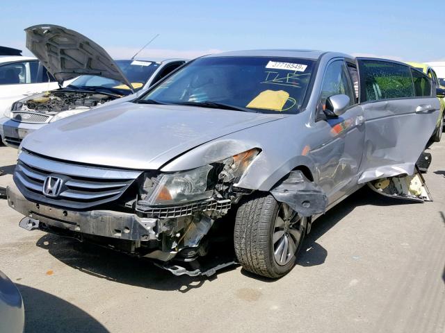 1HGCP2F84CA221246 - 2012 HONDA ACCORD EXL SILVER photo 2