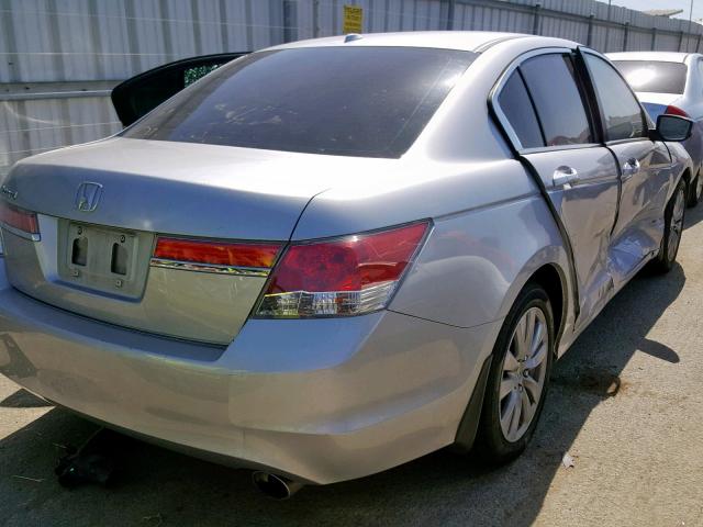 1HGCP2F84CA221246 - 2012 HONDA ACCORD EXL SILVER photo 4