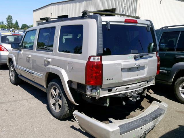 1J8HG48N56C366459 - 2006 JEEP COMMANDER 金色 照片 3
