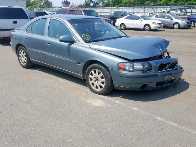 YV1RS61R322132818 - 2002 VOLVO S60 BLUE photo 1