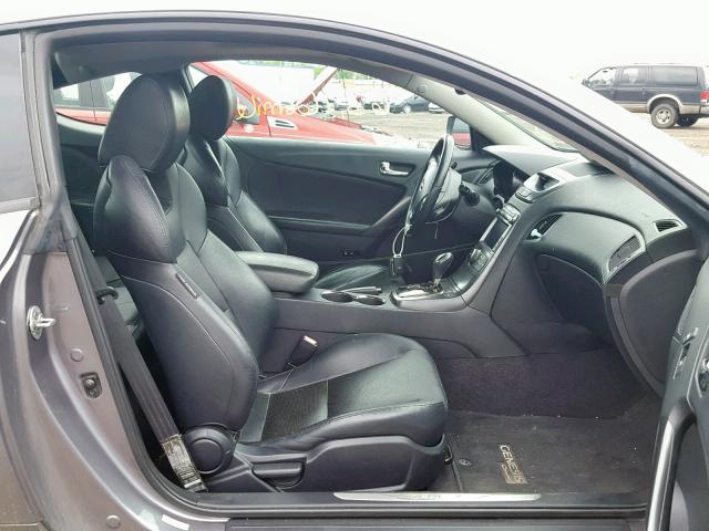 KMHHU6KH7BU057705 - 2011 HYUNDAI GENESIS CO GRAY photo 5