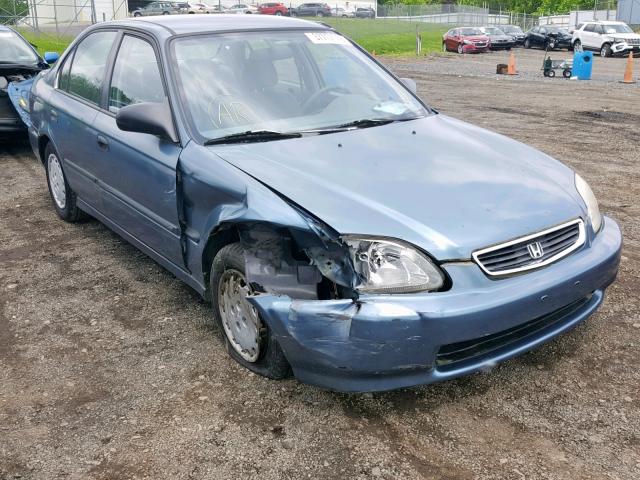 JHMEJ6520VS024924 - 1997 HONDA CIVIC DX BLUE photo 1