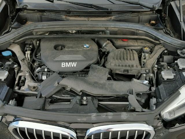 WBXHT3C33GP887468 - 2016 BMW X1 XDRIVE2 BLACK photo 7