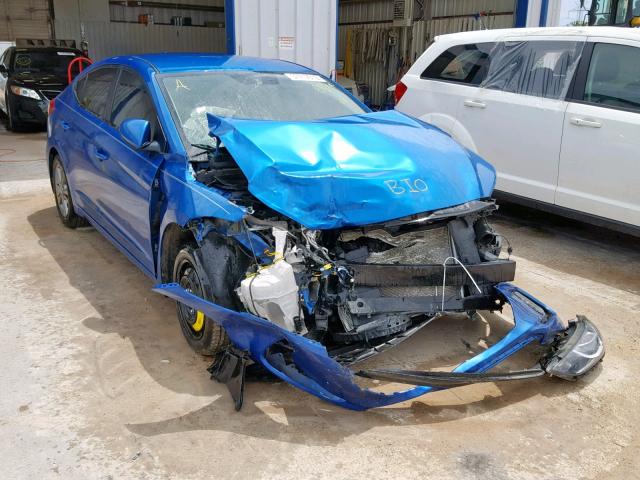 5NPD84LF1HH066010 - 2017 HYUNDAI ELANTRA BLUE photo 1