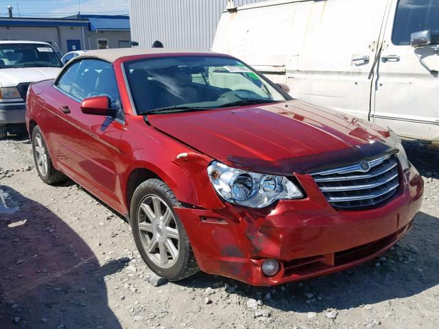 1C3LC55R18N157225 - 2008 CHRYSLER SEBRING TO RED photo 1