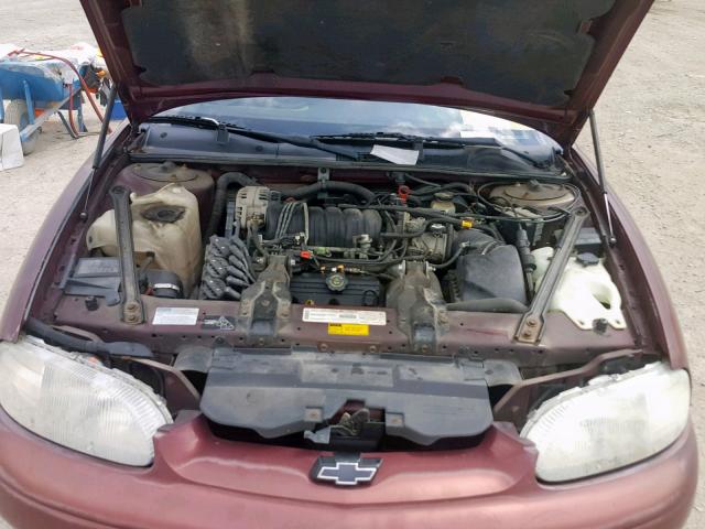 2G1WN52K2W9287047 - 1998 CHEVROLET LUMINA LTZ BURGUNDY photo 7