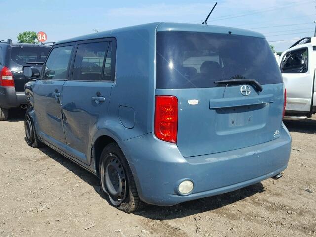 JTLKE50E281036575 - 2008 TOYOTA SCION BLUE photo 3