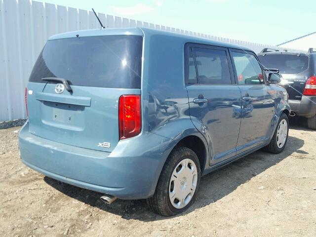 JTLKE50E281036575 - 2008 TOYOTA SCION BLUE photo 4