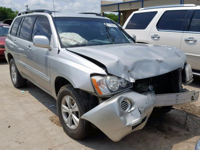 JTEGF21A720038145 - 2002 TOYOTA HIGHLANDER SILVER photo 1