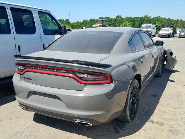 2C3CDXBG0HH529156 - 2017 DODGE CHARGER SE GRAY photo 4