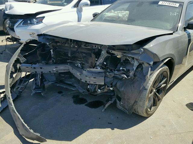 2C3CDXBG0HH529156 - 2017 DODGE CHARGER SE GRAY photo 9