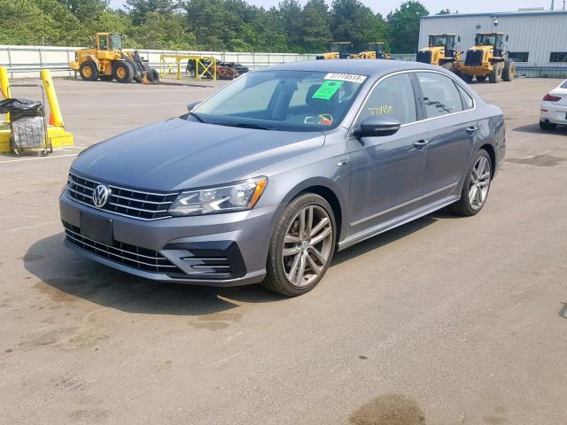 1VWDT7A35HC034856 - 2017 VOLKSWAGEN PASSAT R-L GRAY photo 2