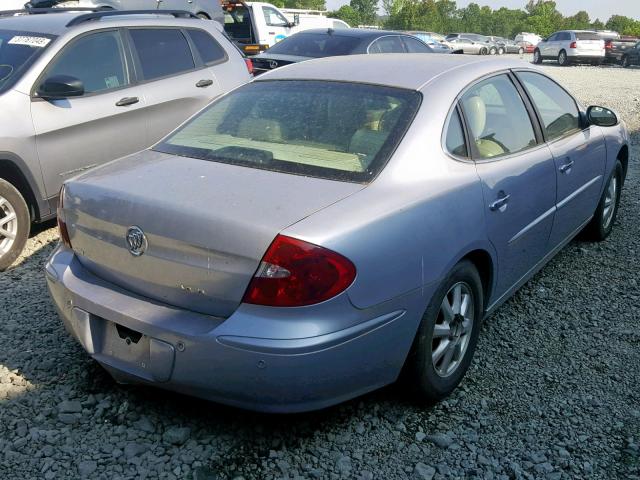 2G4WD562651277361 - 2005 BUICK LACROSSE C SILVER photo 4