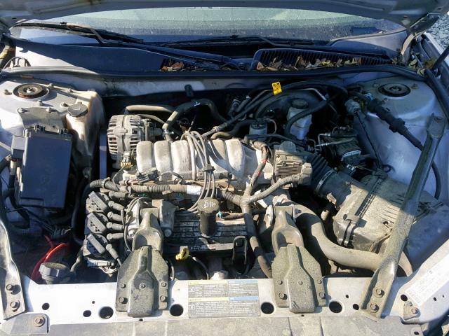 2G4WD562651277361 - 2005 BUICK LACROSSE C SILVER photo 7