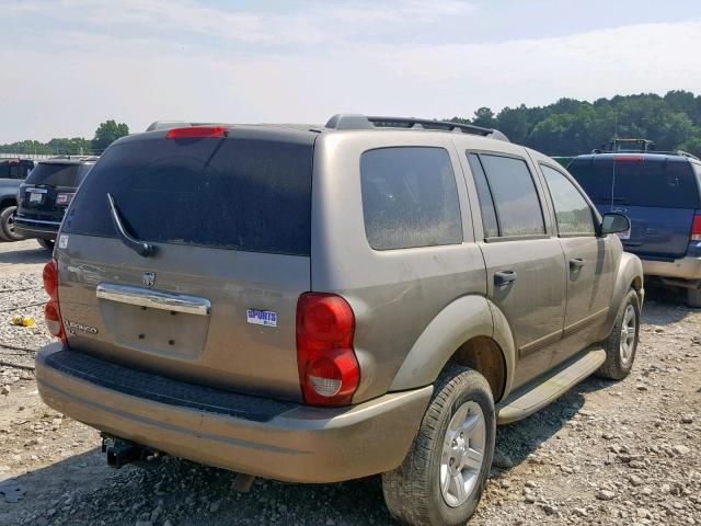 1D4HD48N65F539728 - 2005 DODGE DURANGO SL TAN photo 4