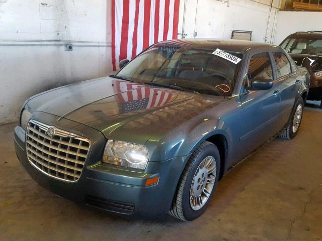 2C3JA43R05H583521 - 2005 CHRYSLER 300 TEAL photo 2