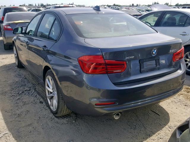 WBA8E5G54JNV01946 - 2018 BMW 320 XI GRAY photo 3