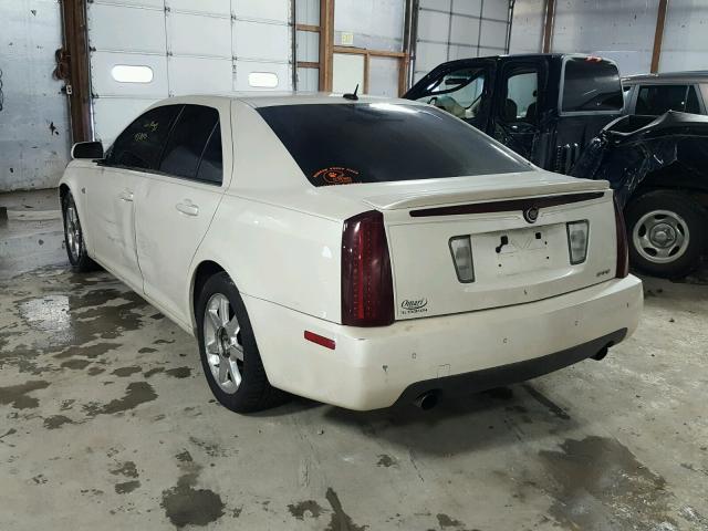 1G6DW677050218262 - 2005 CADILLAC STS WHITE photo 3