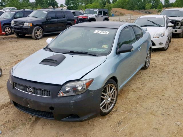 JTKDE167570176820 - 2007 TOYOTA SCION TC ლურჯი ფოტო 2