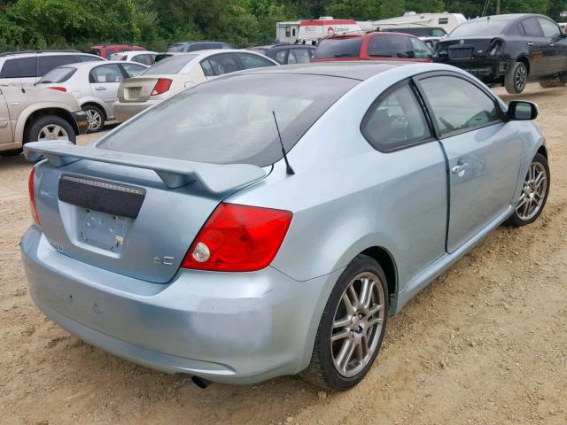 JTKDE167570176820 - 2007 TOYOTA SCION TC ლურჯი ფოტო 4