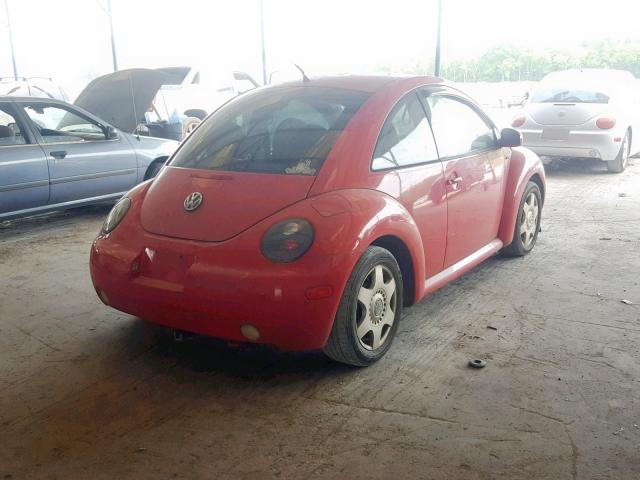 3VWCS21C41M402028 - 2001 VOLKSWAGEN NEW BEETLE Կարմիր լուսանկար 4