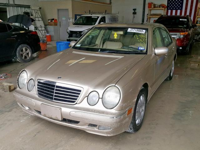 WDBJF65J41B280470 - 2001 MERCEDES-BENZ E 320 TAN photo 2