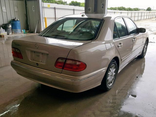 WDBJF65J41B280470 - 2001 MERCEDES-BENZ E 320 TAN photo 4